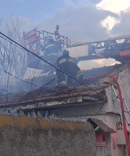 Eskişehir'de müstakil evde korkutan yangın