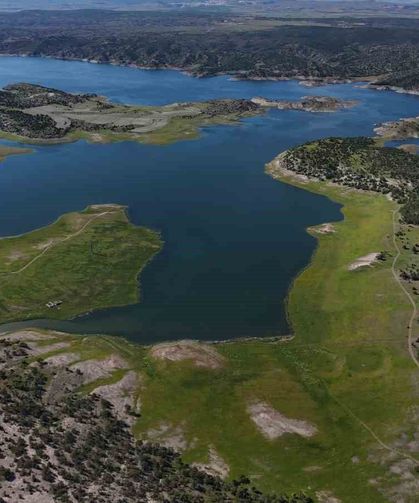 Eskişehir'de yağışlar Porsuk Barajı'na can suyu oldu