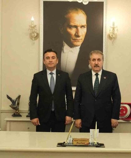 BBP Genel Başkanı Mustafa Destici'den Başkan Dökmeci'ye ziyaret