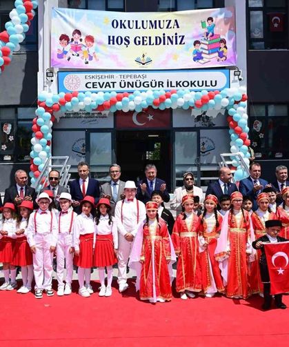 Cevat Ünügür İlkokulu, düzenlenen törenle açıldı