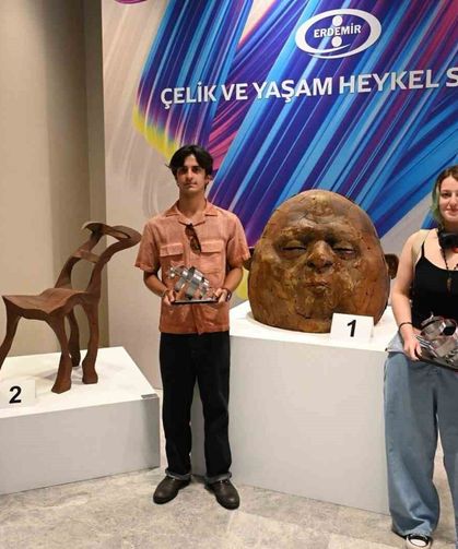 GSF öğrencilerinden Çelik ve Yaşam Heykel Yarışması'nda büyük başarı