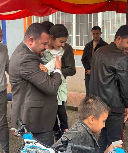 Şarkhöyük'te çocukların yüzünü gülümseten dayanışma