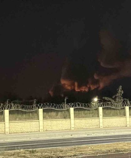 Eskişehir'de TEI fabrikasında korkutan yangın