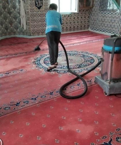 Mihalgazi Belediyesi’nden Demirciler Mahallesi Camii’ne Temizlik Hizmeti