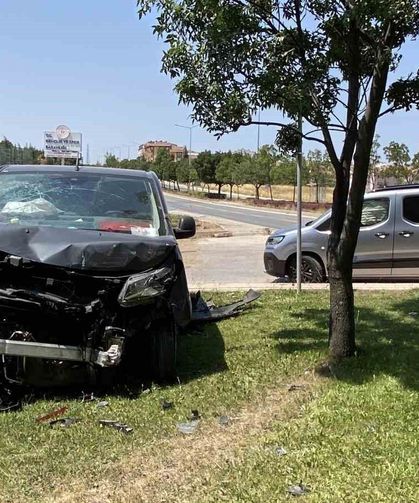 Eskişehir'de korkutan kaza: 2 yaralı