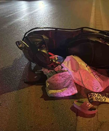 Eskişehir'de otomobil ile motosiklet çarpıştı: 2 yaralı