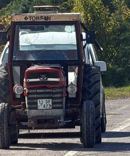 Yüzde 50 zihinsel engelli genç, Bozüyük'ten çaldığı traktörle 55 kilometre yol katetti