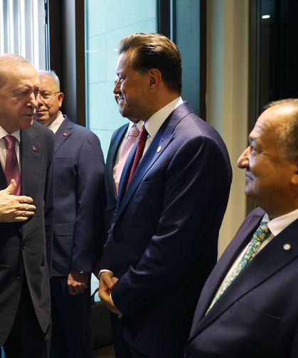 Hatipoğlu Cumhurbaşkanı Erdoğan'la Görüştü