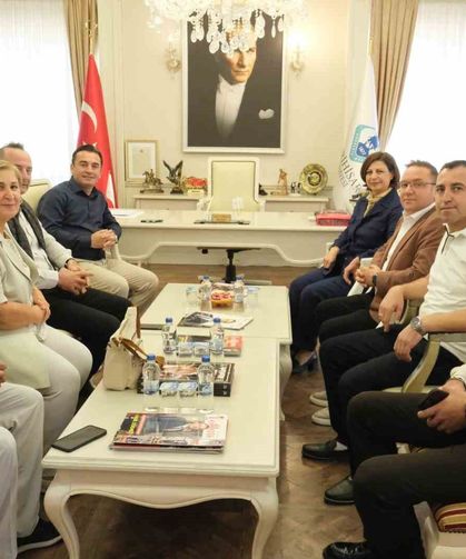 Başkan Ünlüce'den, Başkan Dökmeci'ye ziyaret