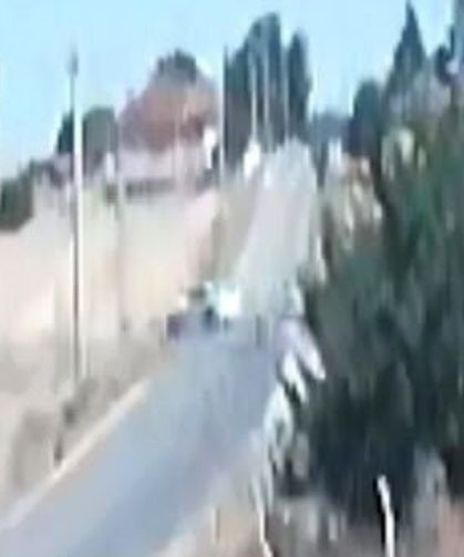 Eskişehir'deki 5 kişinin yaralandığı kazanın güvenlik kamerası görüntüleri ortaya çıktı