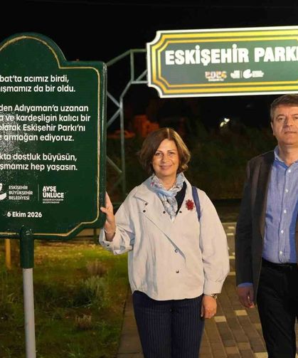 Adıyaman'da 15 bin metrekarelik 'Eskişehir Parkı' hizmete açıldı