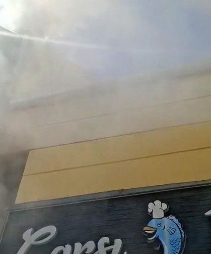 Balıkçı bacasında çıkan yangın paniğe neden oldu