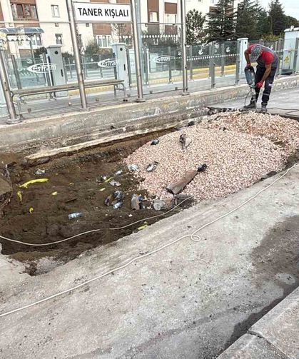 Eskişehir'de 3 gündür süren doğalgaz hattındaki sızıntı tamir edildi