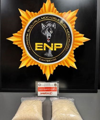 Eskişehir'de uyuşturucu operasyonu: 2 kilo metamfetamin ele geçirildi