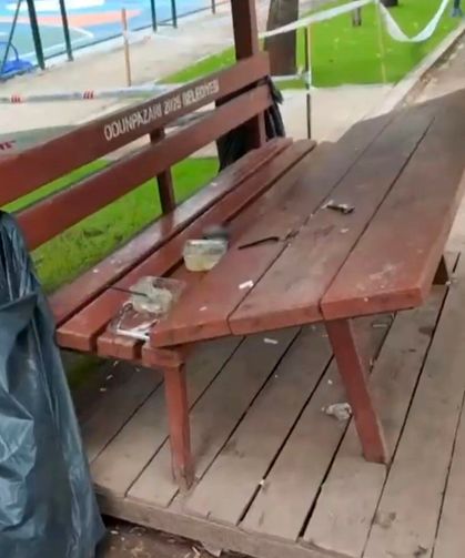 Parka zarar veren vandallara, vatandaş böyle tepki gösterdi