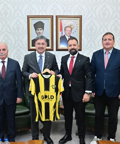 Çağlarspor'dan Vali Yılmaz'a ziyaret