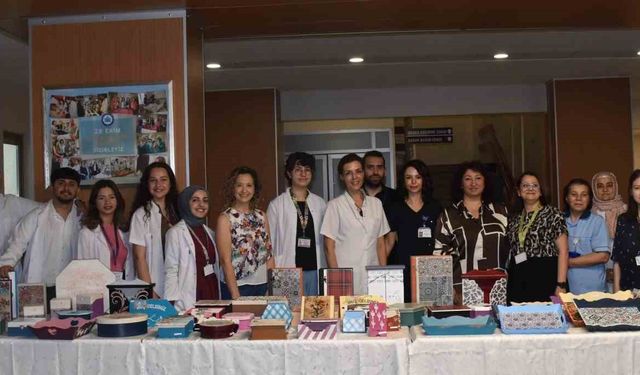 ESOGÜ Hastanesi’nde Uğraş Tedavisi El Sanatları sergisi açıldı