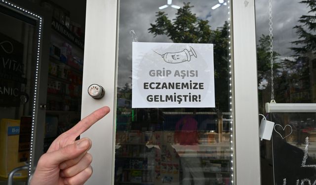 Grip aşıları eczanelerde yerini aldı