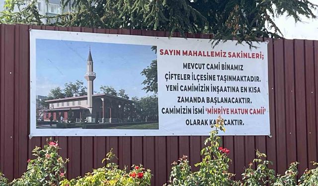 Mıhriye Hatun Camii taşınıyor