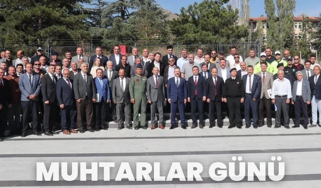 Vali Aksoy muhtarların Muhtarlar Günü'nü kutladı