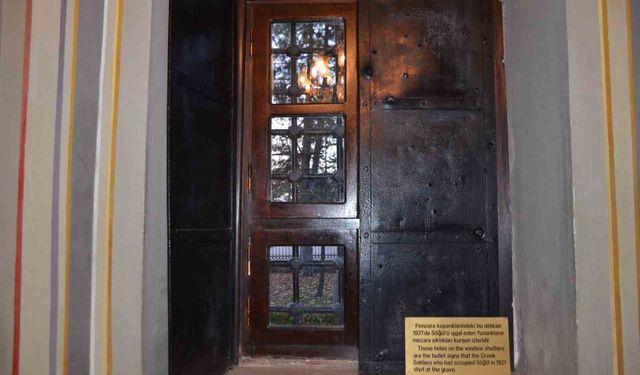 Yunan işgalinin izleri hala Ertuğrulgazi Türbesi’nde duruyor