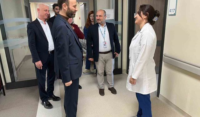 Milletvekili Bayırcı tedavi sürecinin ardından ilk ziyaretini Kütahya Şehir Hastanesi’ne yaptı