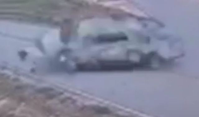 15 yaşındaki sürücünün öldüğü kaza güvenlik kamerasında