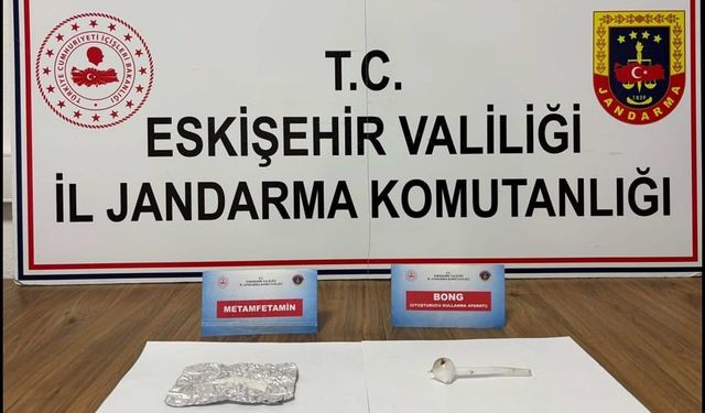 İstanbul’dan Eskişehir’e getirilen 11 gram metamfetamin ele geçirildi