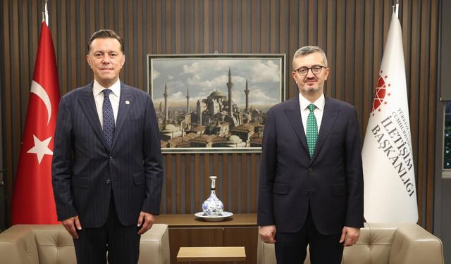 Nebi Hatipoğlu'ndan İletişim Başkanı'na ziyaret