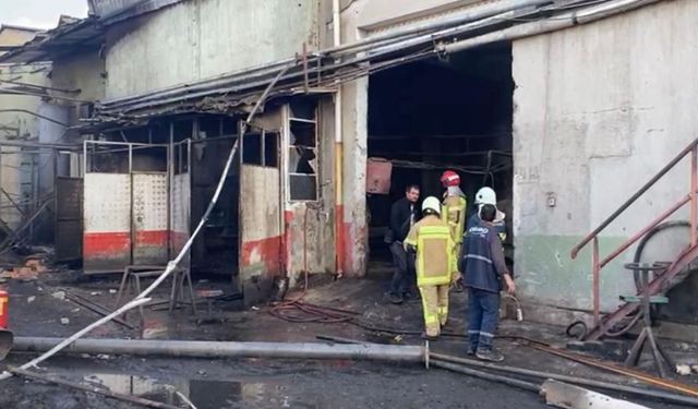 Yağ fabrikasında patlamada: 10 yaralı