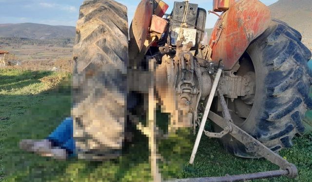 Traktörün altında kalan yaşlı adam hayatını kaybetti