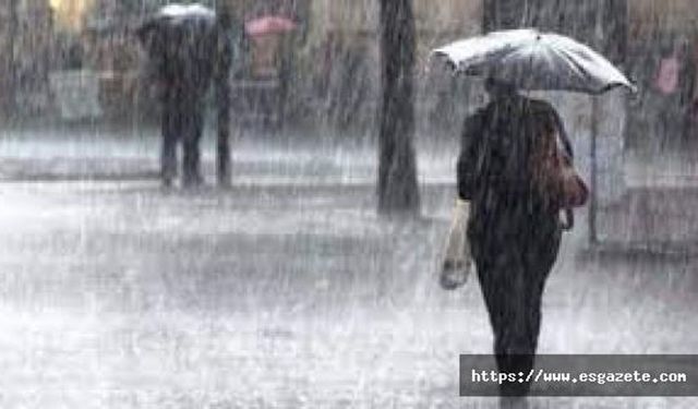 Aniden bastıran yağmur tramvay seferlerini durdurdu