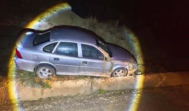 Bilecik’te otomobil yoldan çıktı: 2 yaralı