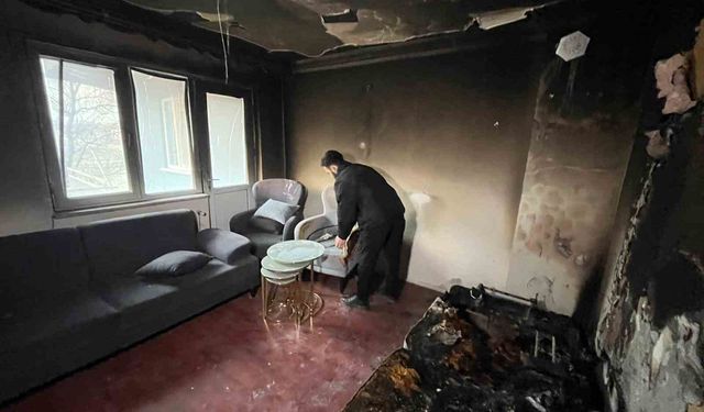 Bebeği üşümesin diye annesine taşındı, döndüğünde evinin kül olduğunu gördü