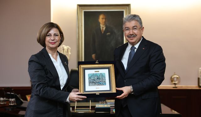 Vali YILMAZ’dan  Başkan  ÜNLÜCE’ye  Ziyaret