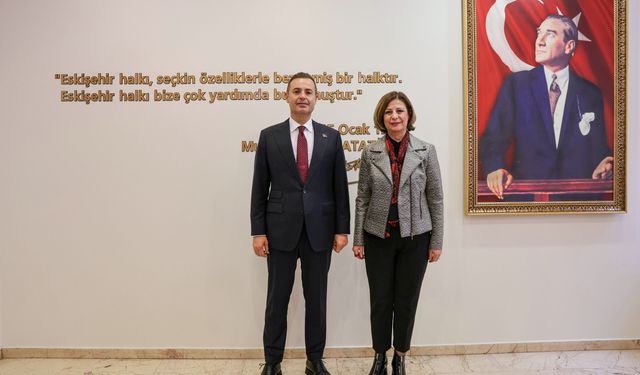 Başkan Akın'^dan Başkan Ünlüce'ye Ziyaret
