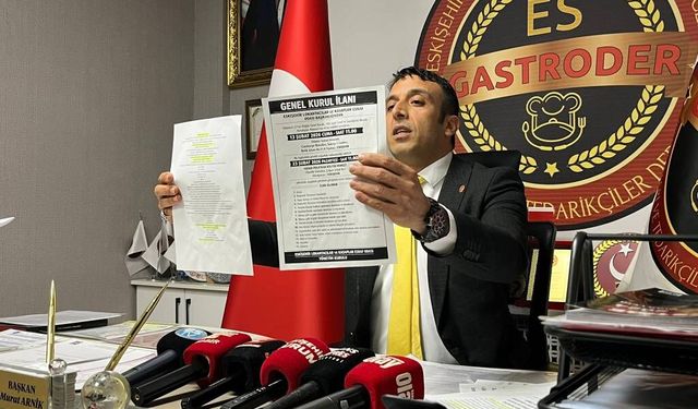 Eskişehir Lokantacılar ve Kasaplar Esnaf Odası Başkanı Murat Arnik'ten Mevcut Başkan Bahar Bilen Hakkında Suç Duyurusu