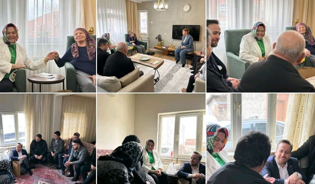 Prof. Dr. Ayşen Gürcan, Bayram Ziyaretlerinde Vatandaşlarla Bir Araya Geldi”