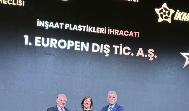 EUROPEN’e Büyük  Onur: İhracaat Şampiyonluğu Ödülünü Bakan Ömer Bolat Takdim Etti