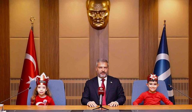 Minikler 23 Nisan'ı coşkuyla kutladı