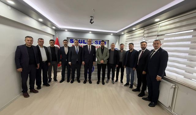 Dündar Ünlü’den Sağlık-Sen’e Ziyaret