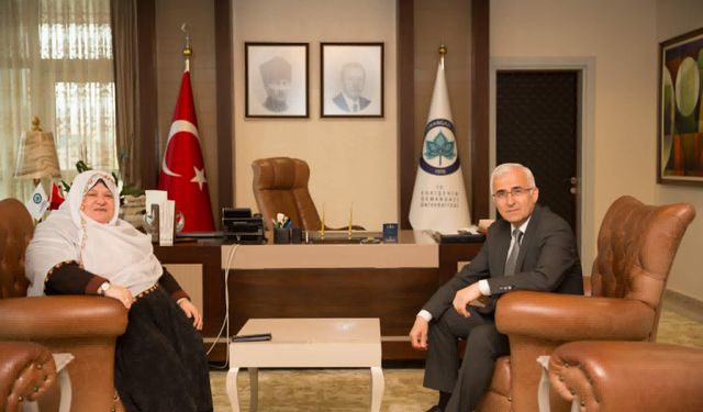Başkan Güneş’ten Rektör Çolak’a Nezaket Ziyareti