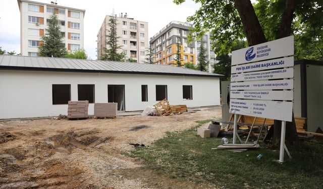 Sosyal Tesisin İnşaatı Yüzde 90 Tamamlandı