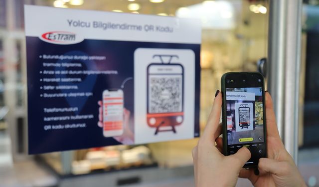 Tramvay Duraklarında QR Kod Dönemi Başladı