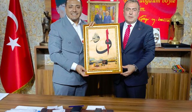 Sağlık- Sen Şube Başkanı Köksal 'dan MHP İl Başkanı Sezer'e Ziyaret