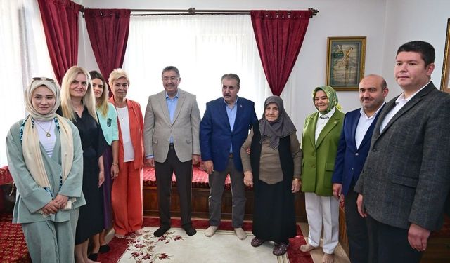 Eskişehir heyetinden BBP Lideri Mustafa Destici'ye Günyüzü'nde ziyaret