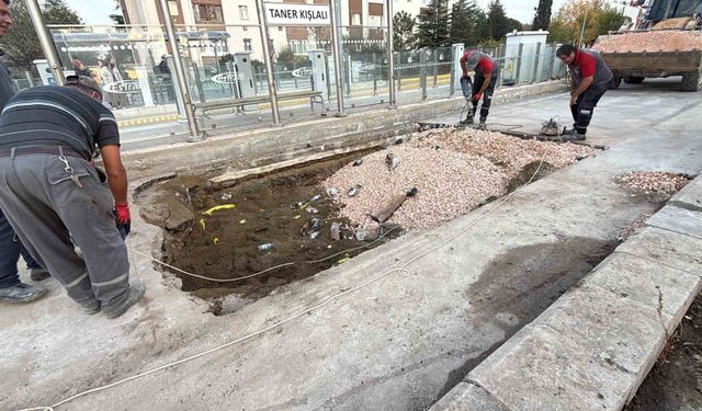 Eskişehir'de 3 gündür süren doğalgaz hattındaki sızıntı tamir edildi