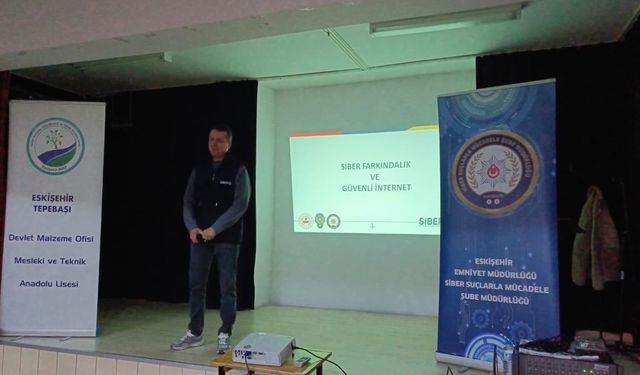 Eskişehir'de lise öğrencilerine siber güvenlik eğitimi verildi