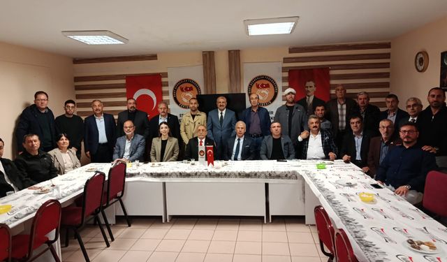 MHP Tepebaşı İlçe Başkanlığından Dost Dernekler Federasyonu’na İstişare Ziyareti