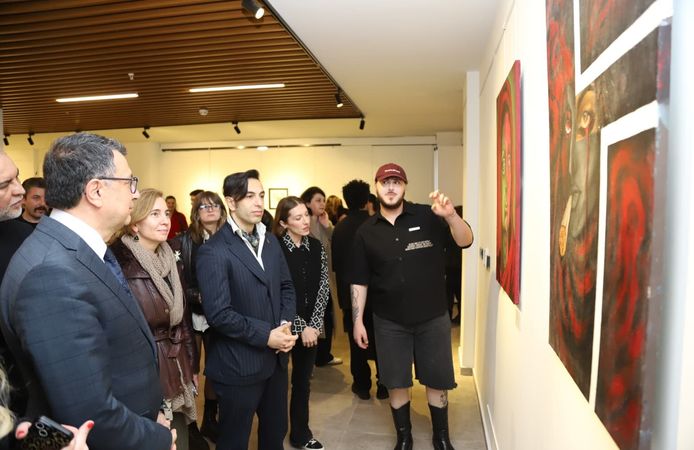 “Spatium” Sergisi Sanat  Sokağı’nda  Açıldı